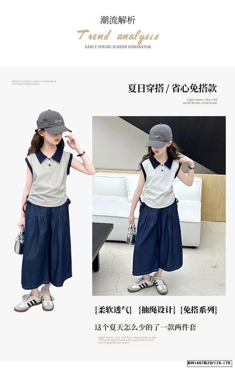 ÁO POLO RÚT EO MIX QUẦN DENIM