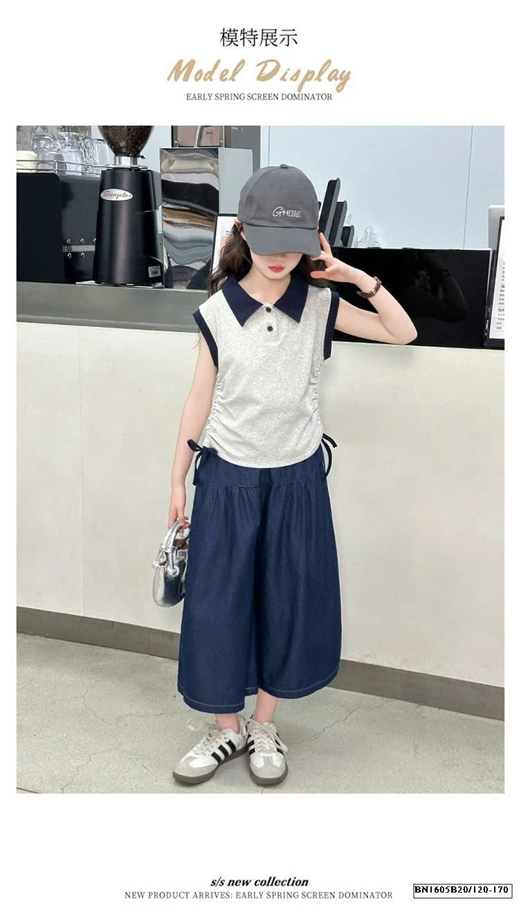 ÁO POLO RÚT EO MIX QUẦN DENIM