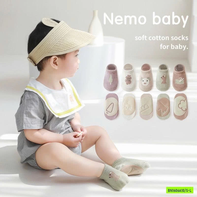SÉT 5Đ TẤT CỔ NGẮN CHỐNG TRƯỢT NEMO