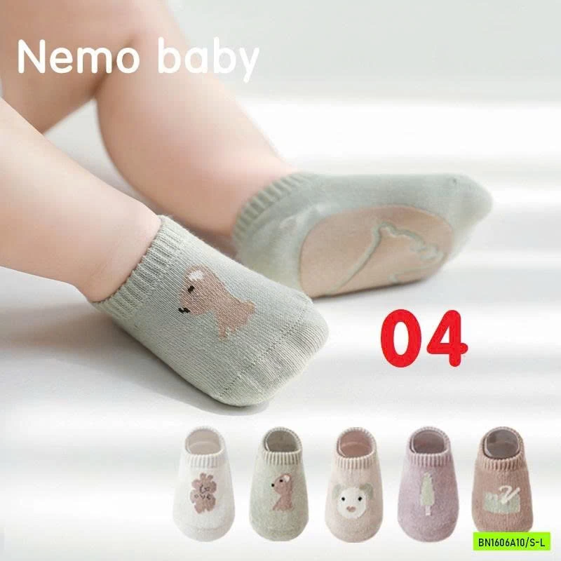 SÉT 5Đ TẤT CỔ NGẮN CHỐNG TRƯỢT NEMO