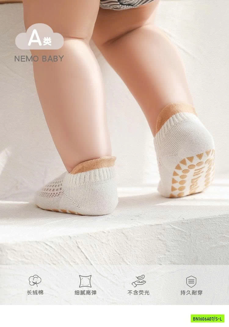 SÉT 3Đ TẤT CHỐNG TRƯỢT TRƠN MÀU