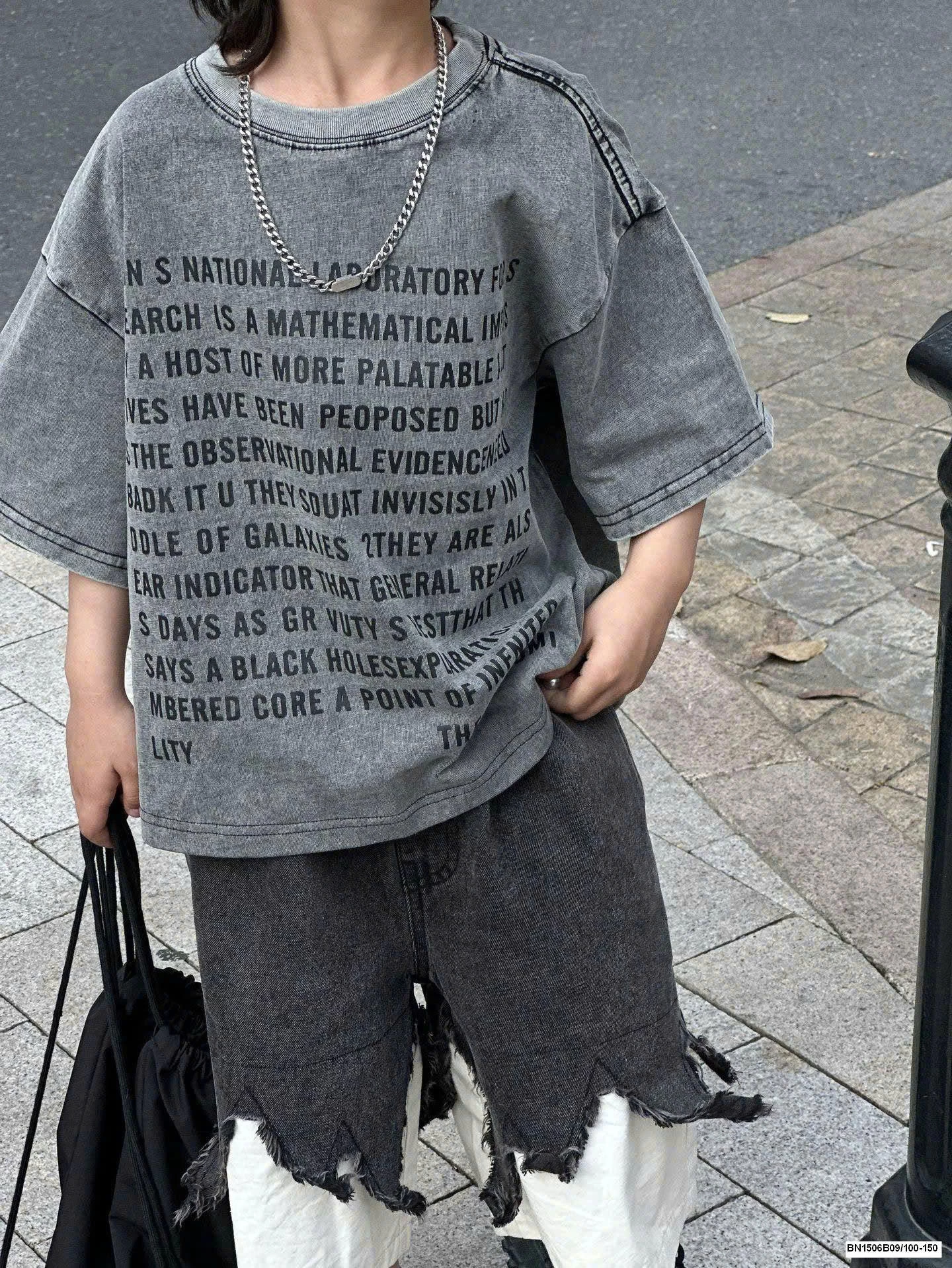 SET ÁO PHÔNG CHỮ MIX QUẦN SHORT BT