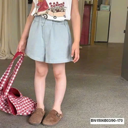 QUẦN SHORT ĐÙI BÉ GÁI AMBB 25D172