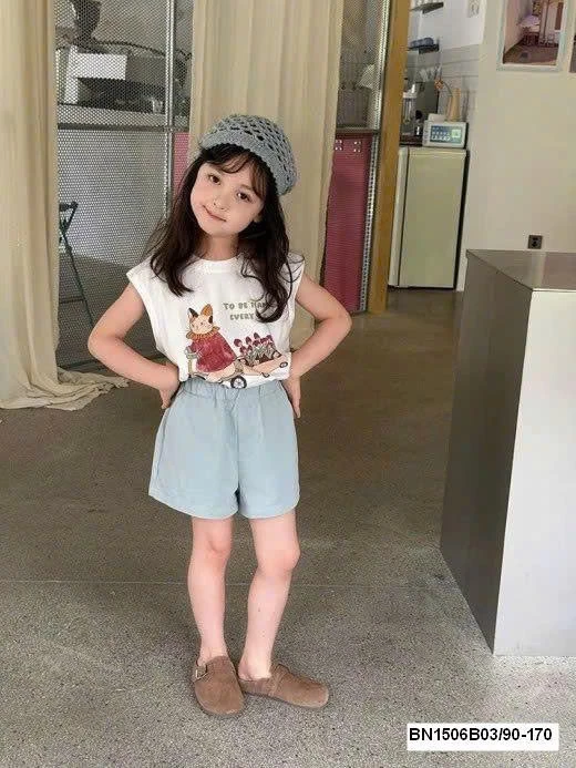 QUẦN SHORT ĐÙI BÉ GÁI AMBB 25D172