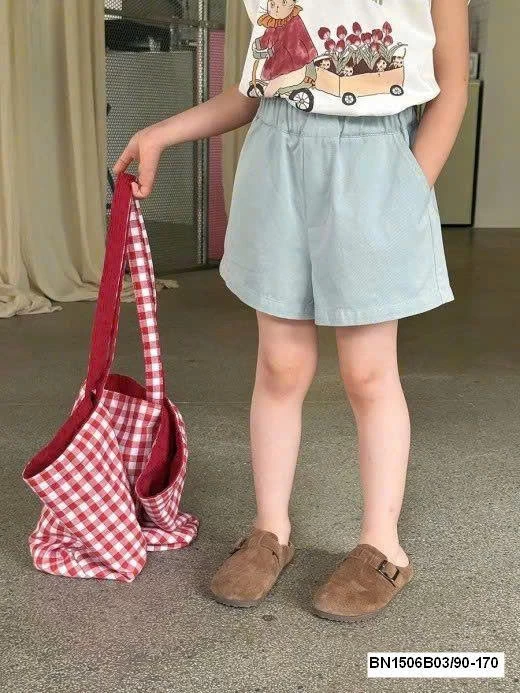 QUẦN SHORT ĐÙI BÉ GÁI AMBB 25D172