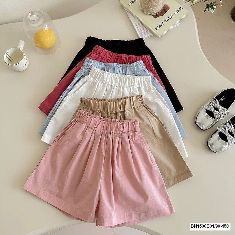 QUẦN SHORT VẢI THÔ BÉ GÁI