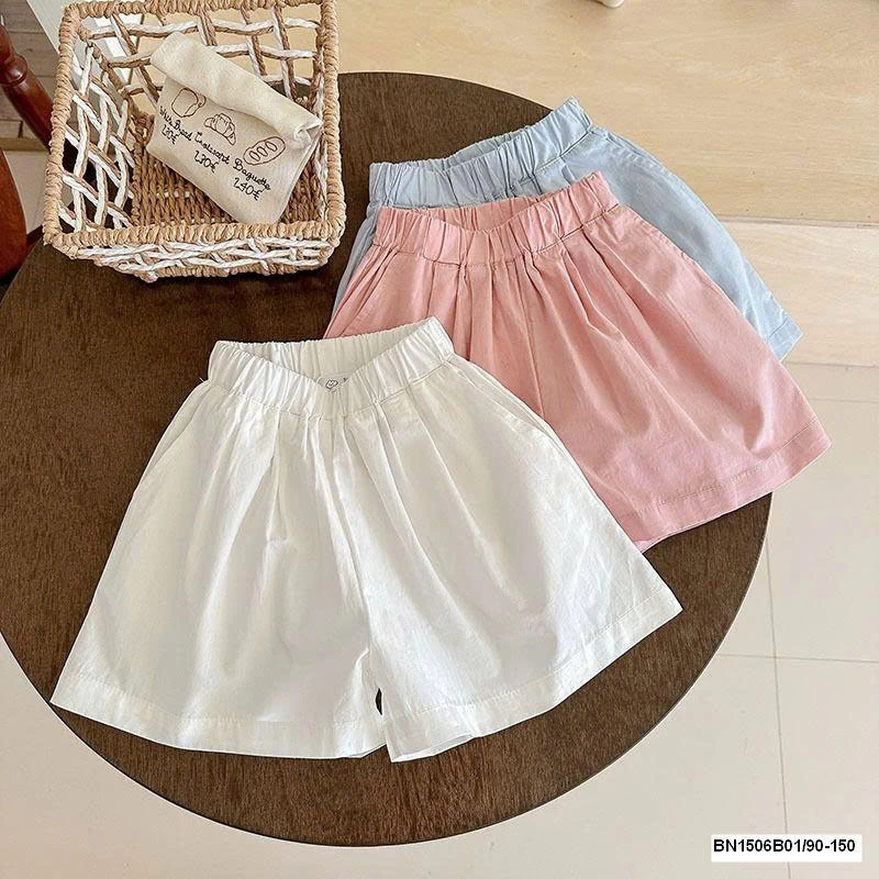 QUẦN SHORT VẢI THÔ BÉ GÁI