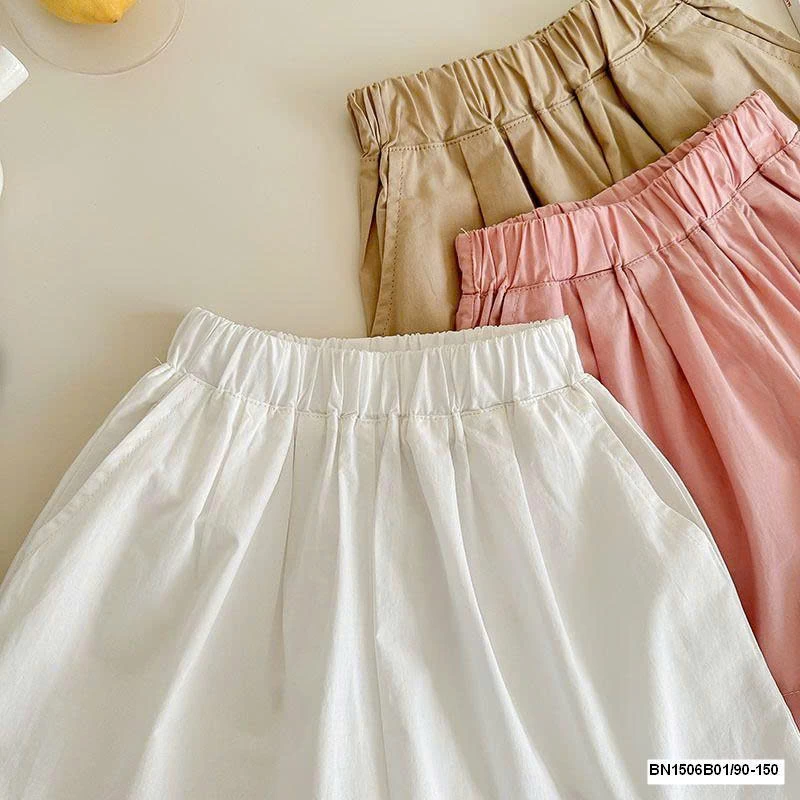 QUẦN SHORT VẢI THÔ BÉ GÁI