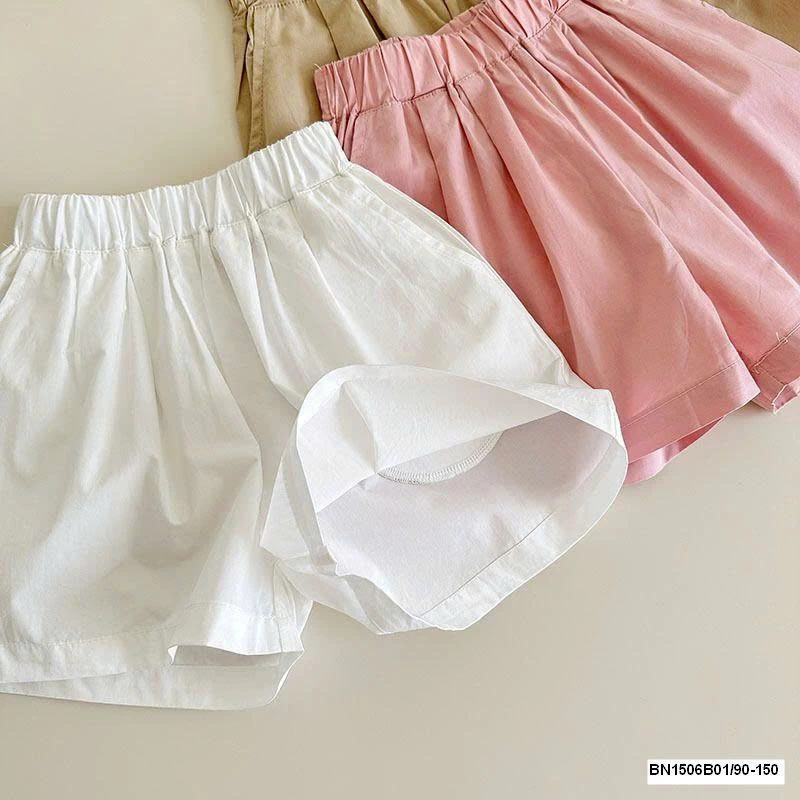QUẦN SHORT VẢI THÔ BÉ GÁI