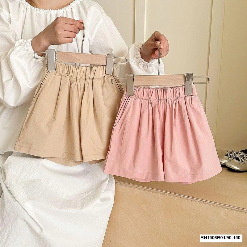 QUẦN SHORT VẢI THÔ BÉ GÁI