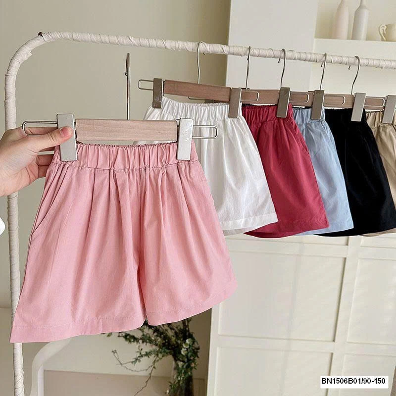 QUẦN SHORT VẢI THÔ BÉ GÁI