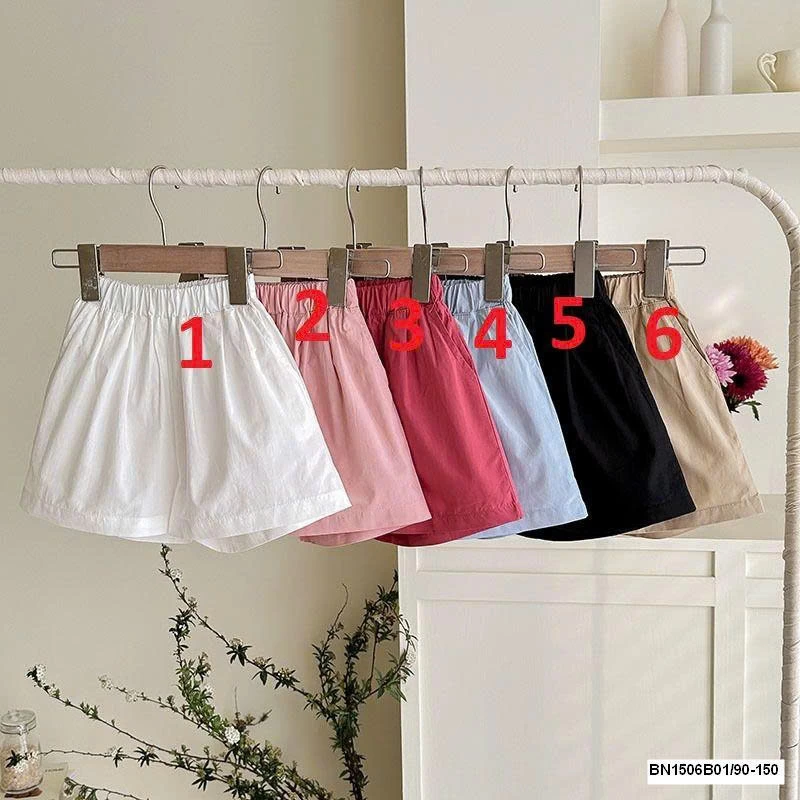 QUẦN SHORT VẢI THÔ BÉ GÁI