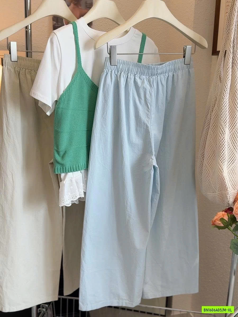 QUẦN SUÔNG THÔ MỀM CẠP CHUN