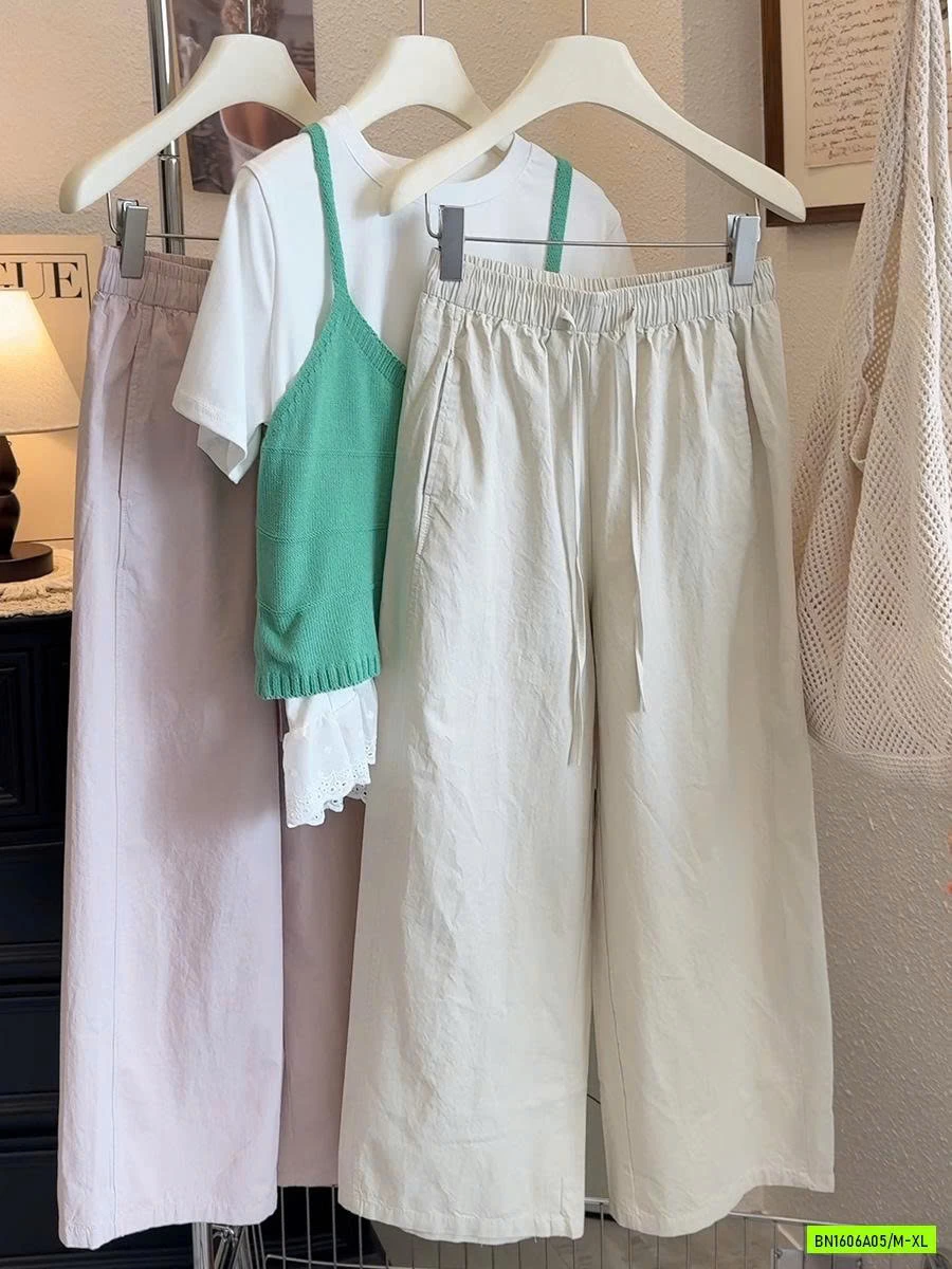 QUẦN SUÔNG THÔ MỀM CẠP CHUN