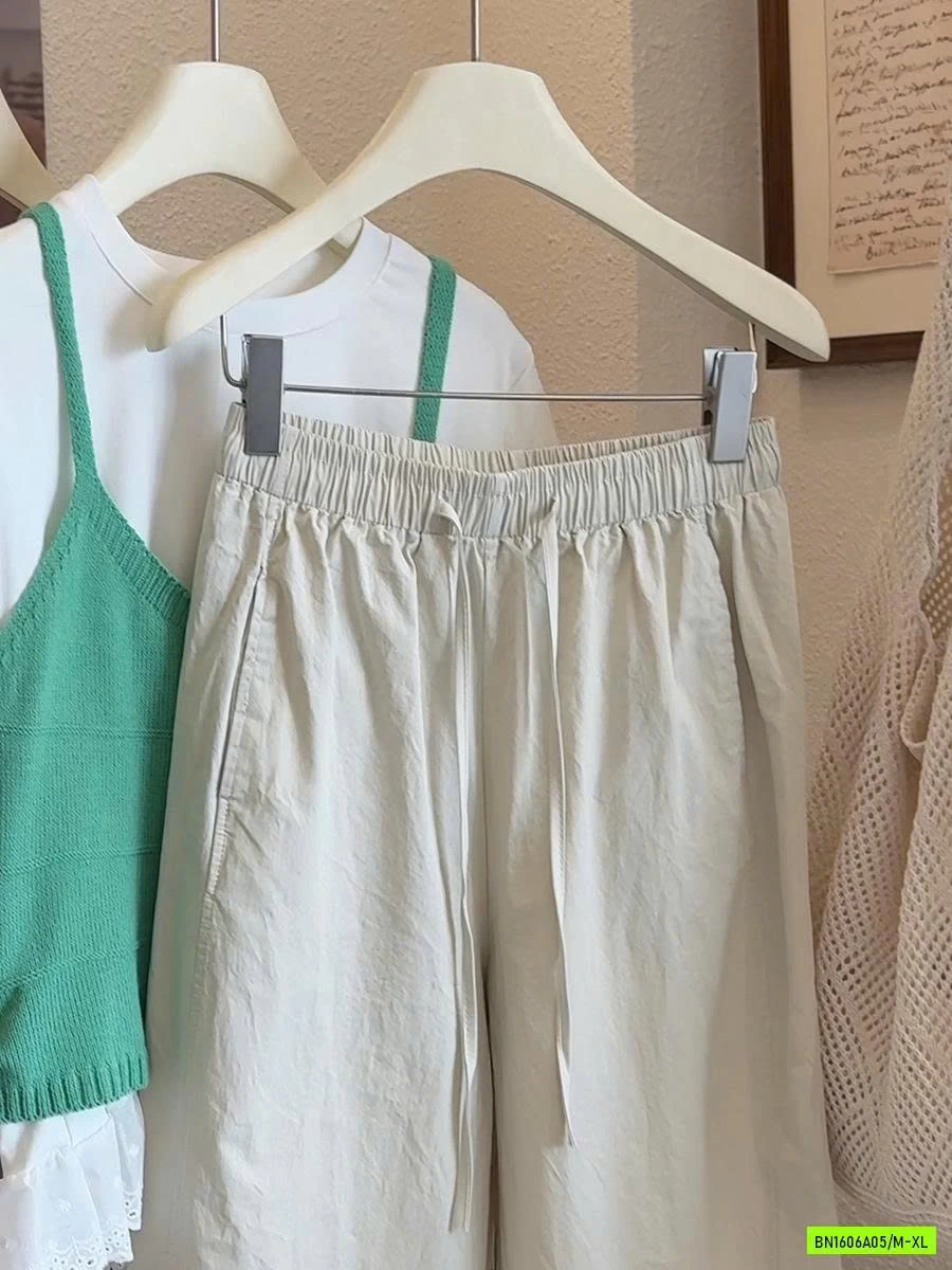 QUẦN SUÔNG THÔ MỀM CẠP CHUN