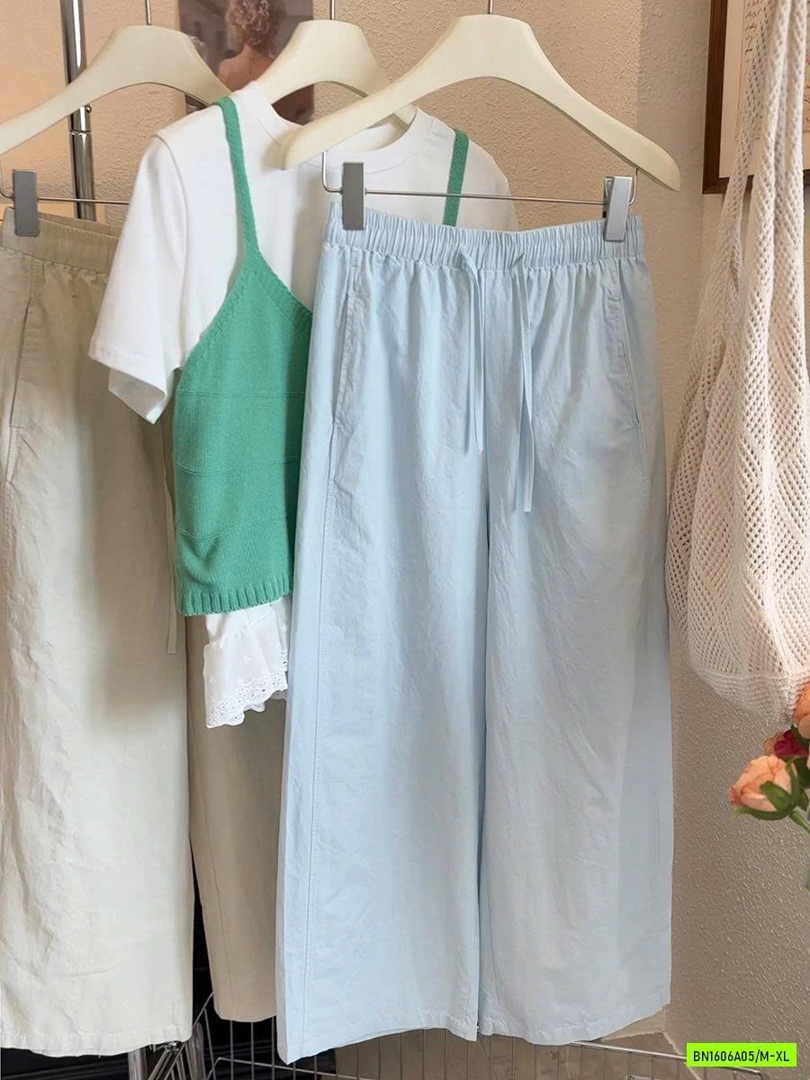 QUẦN SUÔNG THÔ MỀM CẠP CHUN