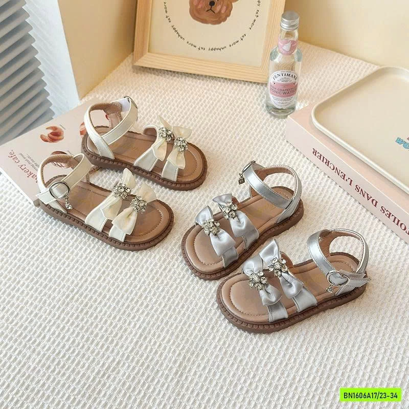 SANDAL NƠ GẮN ĐÁ BLING