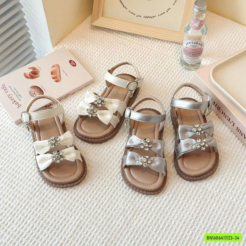 SANDAL NƠ GẮN ĐÁ BLING