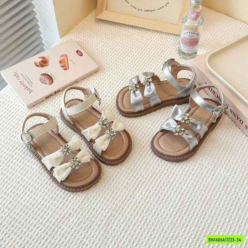 SANDAL NƠ GẮN ĐÁ BLING