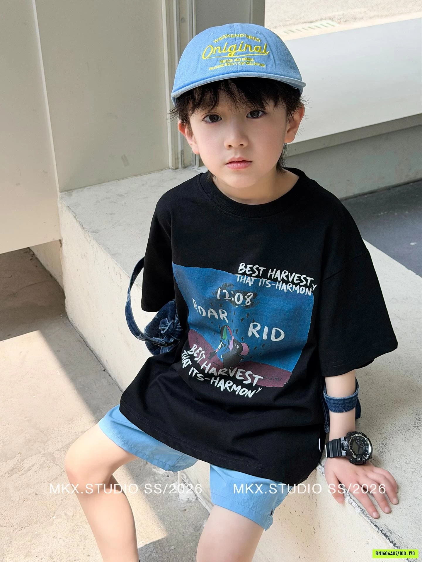 SÉT ÁO ĐEN IN HÌNH MIX SHORT COBAN