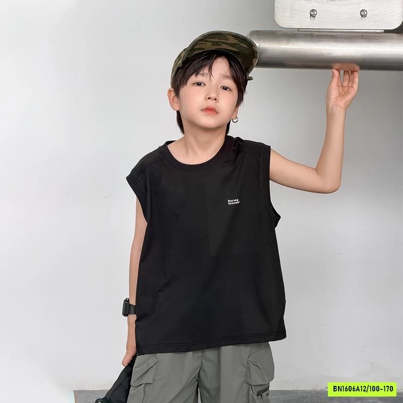 ÁO SÁT NÁCH TRƠN MÀU BĂNG LẠNH 26D007 AMBB