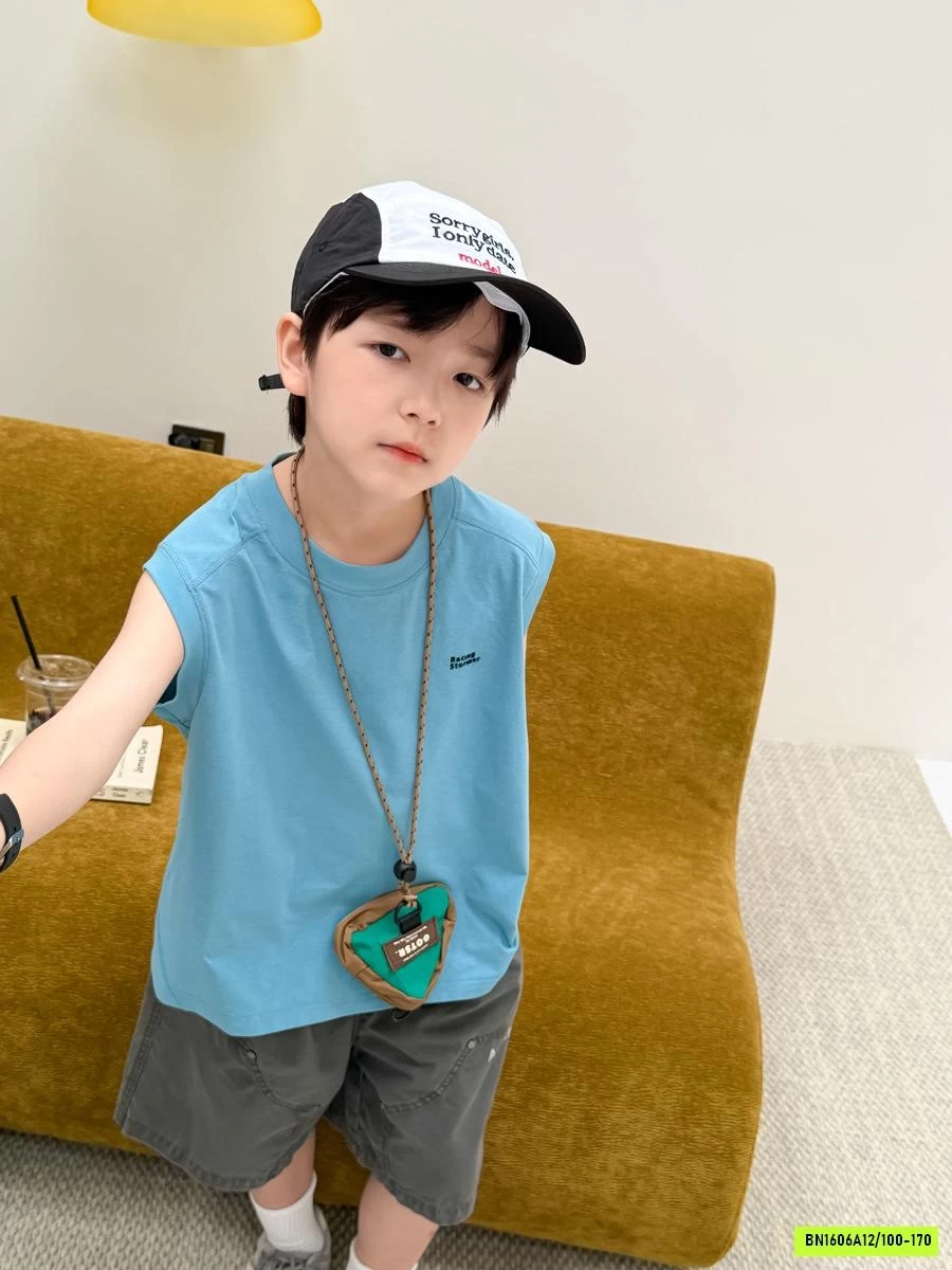 ÁO SÁT NÁCH TRƠN MÀU BĂNG LẠNH 26D007 AMBB