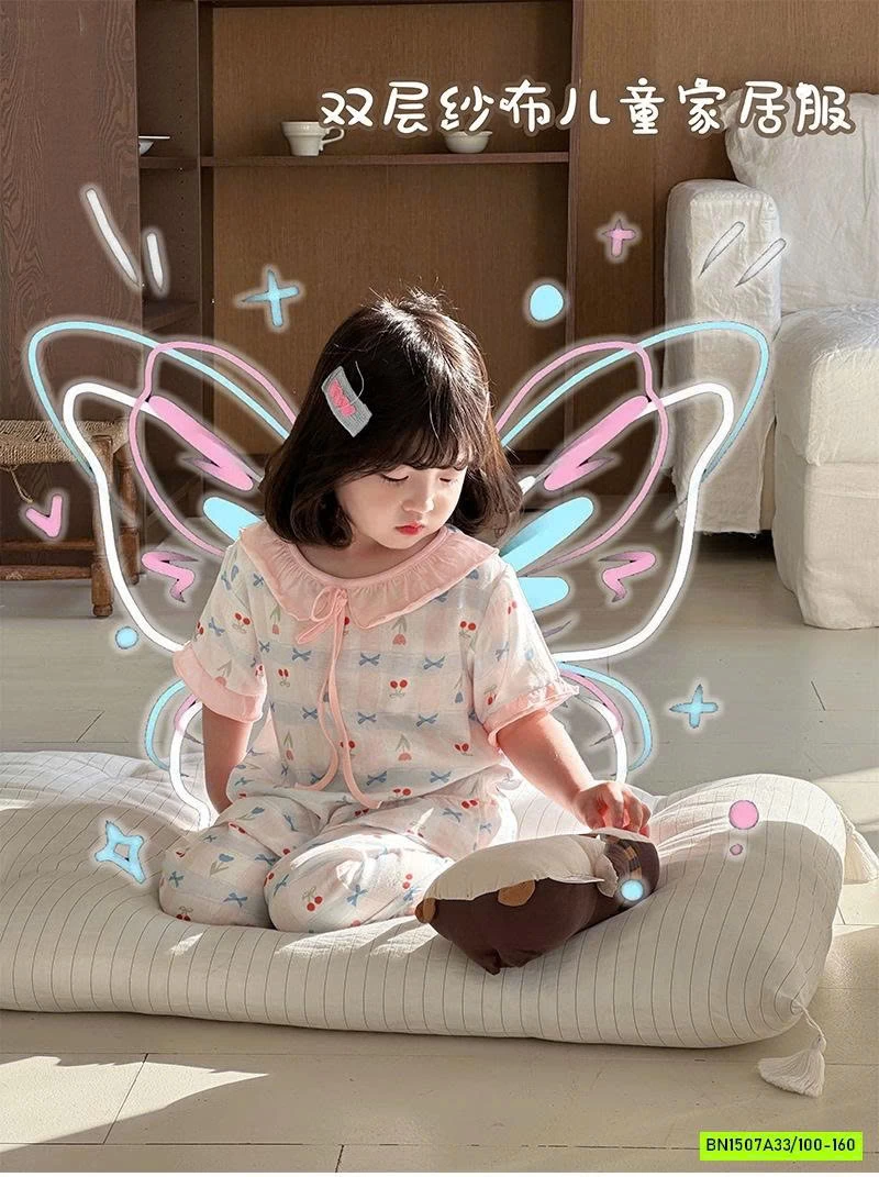 BỘ ĐŨI MỀM CỔ VIỀN BÁNH BÈO