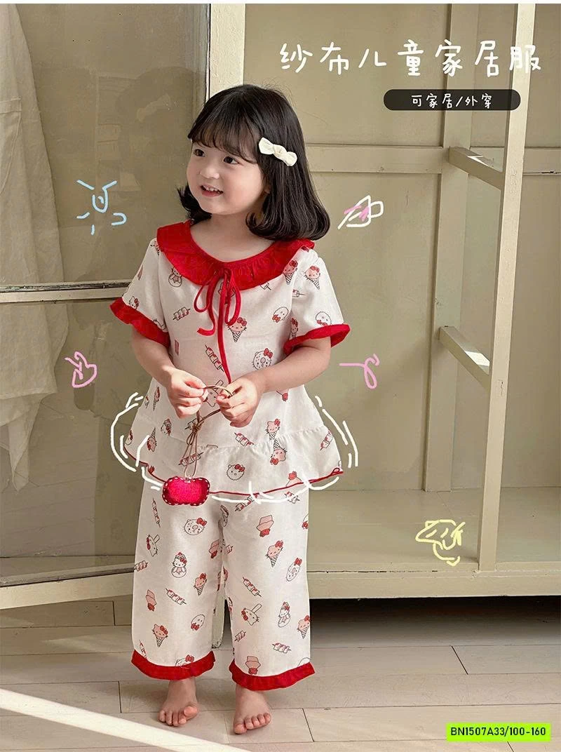 BỘ ĐŨI MỀM CỔ VIỀN BÁNH BÈO