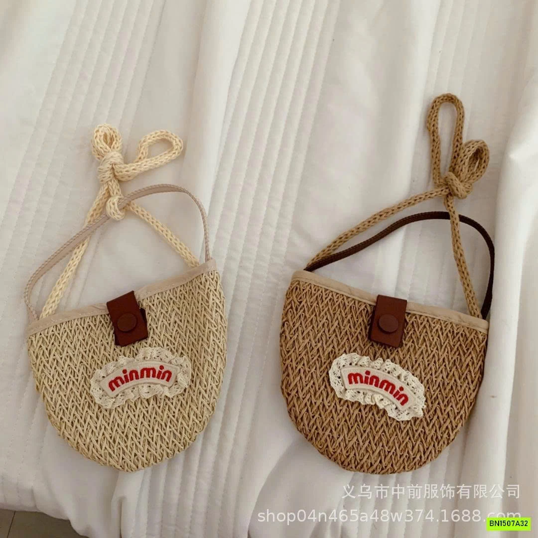 GIỎ CÓI MỀM THÊU CHỮ MINMIN