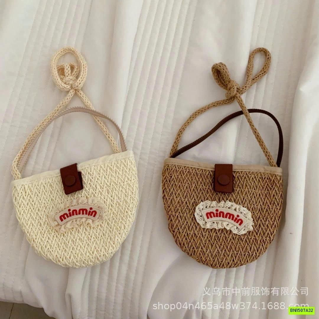 GIỎ CÓI MỀM THÊU CHỮ MINMIN