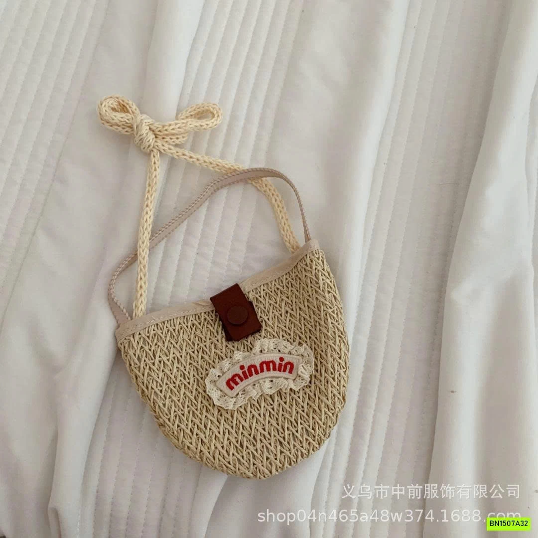 GIỎ CÓI MỀM THÊU CHỮ MINMIN