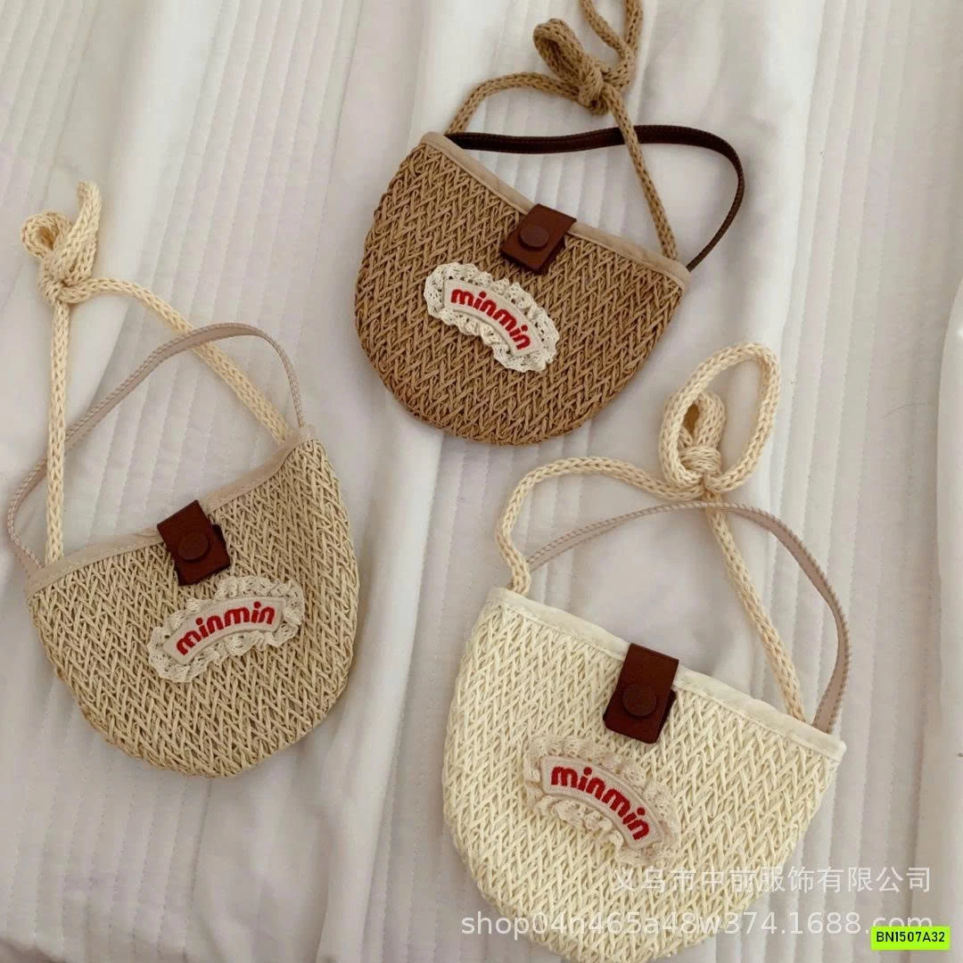 GIỎ CÓI MỀM THÊU CHỮ MINMIN