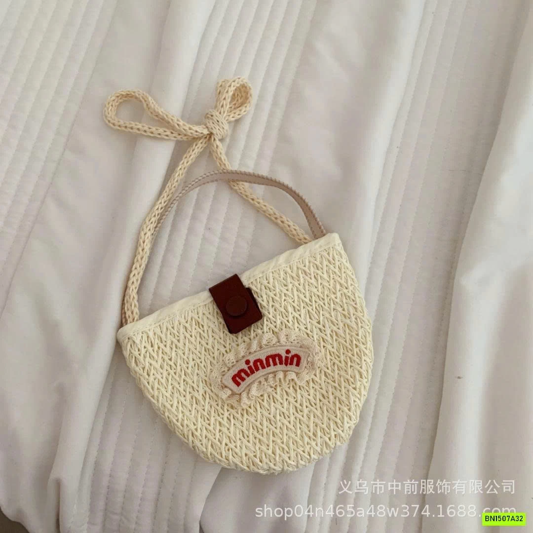 GIỎ CÓI MỀM THÊU CHỮ MINMIN
