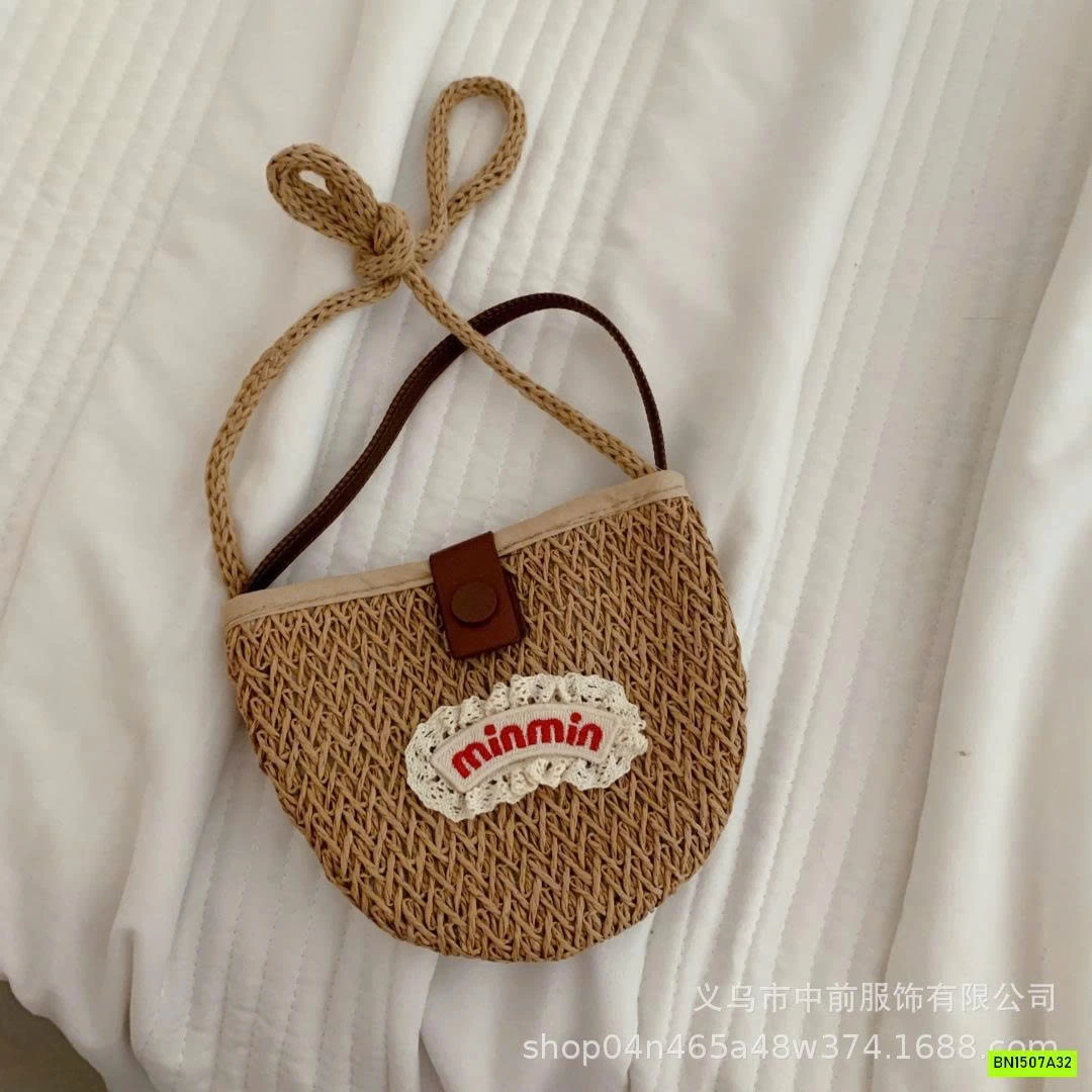 GIỎ CÓI MỀM THÊU CHỮ MINMIN
