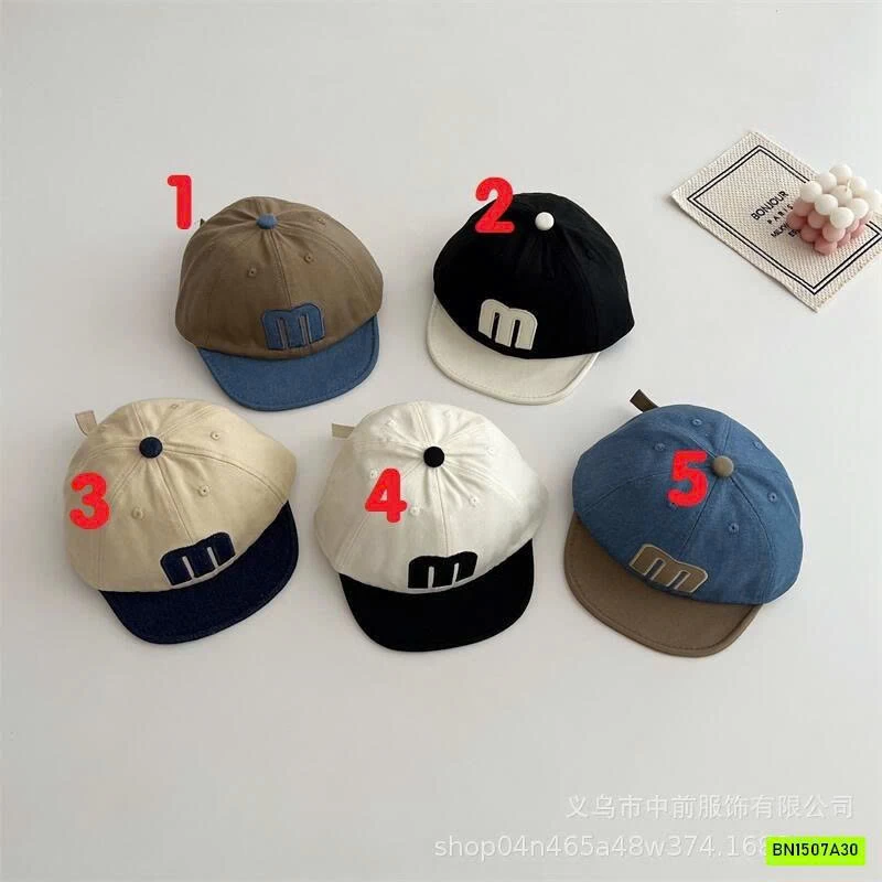 MŨ LƯỠI TRAI MỀM CHỮ M