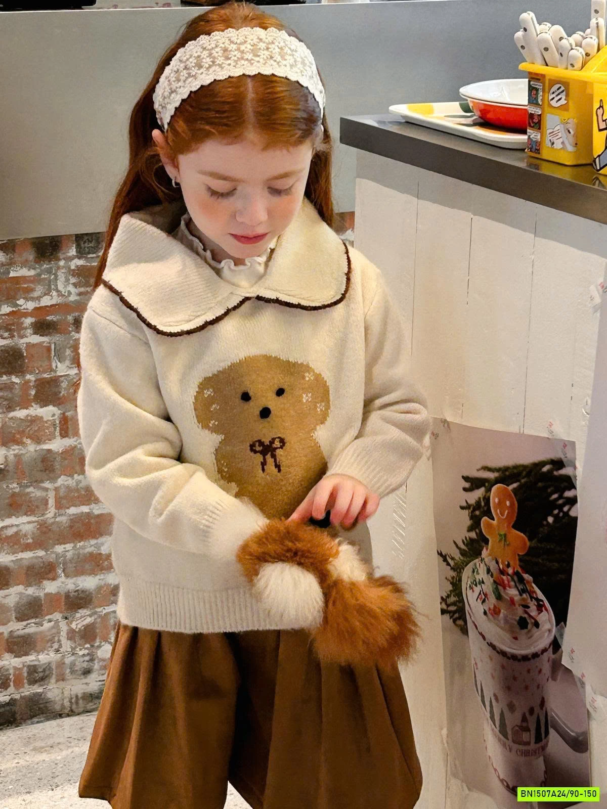 ÁO LEN GẤU CỔ SEN