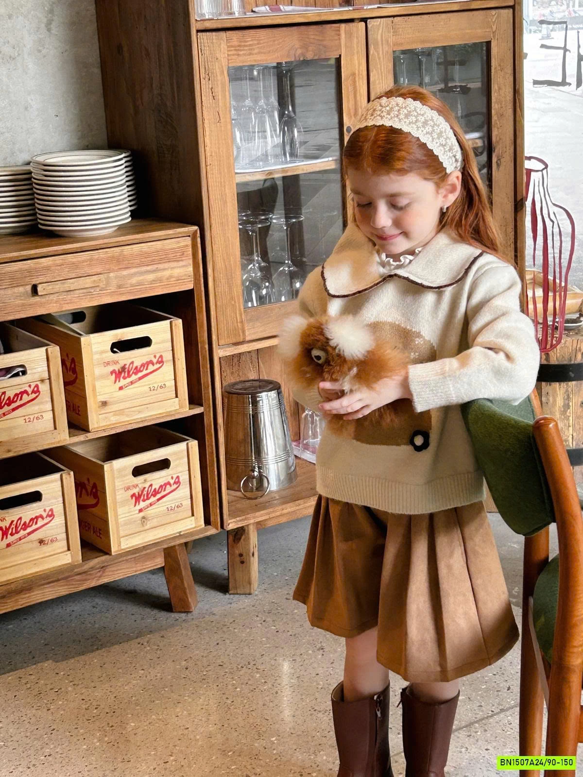 ÁO LEN GẤU CỔ SEN