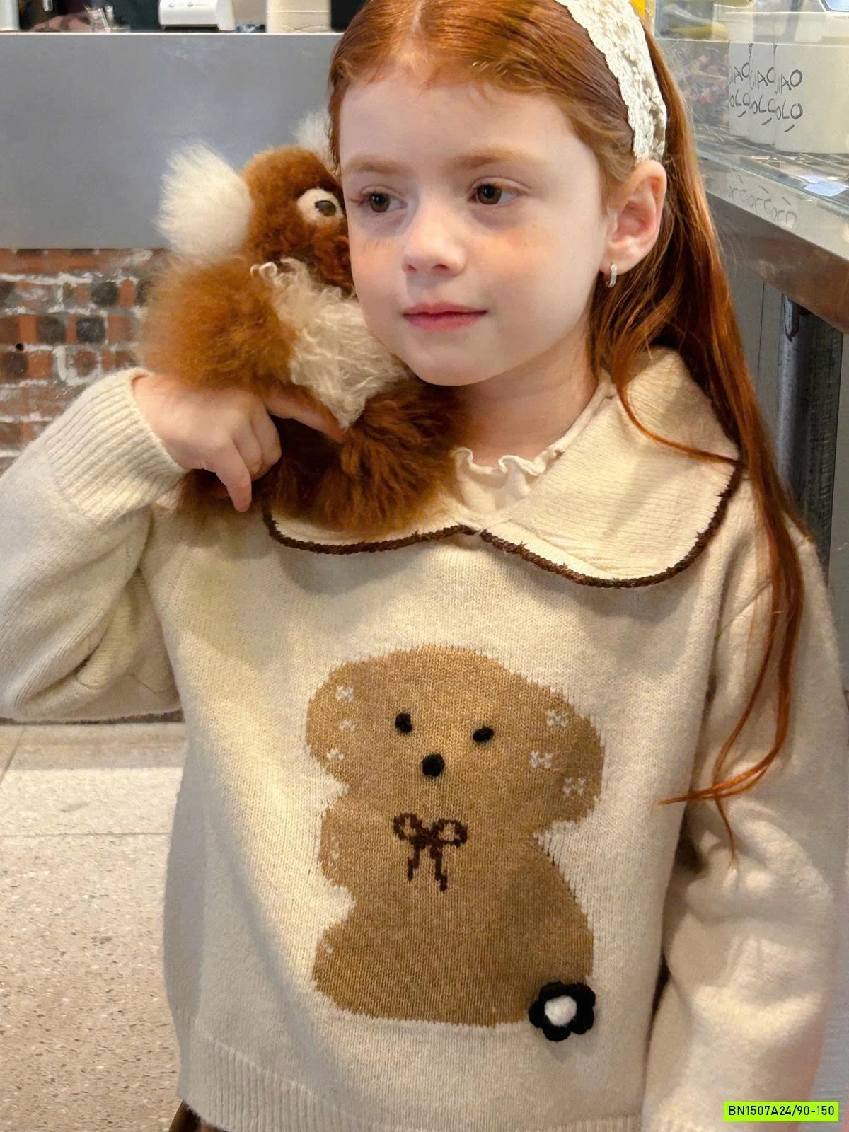 ÁO LEN GẤU CỔ SEN