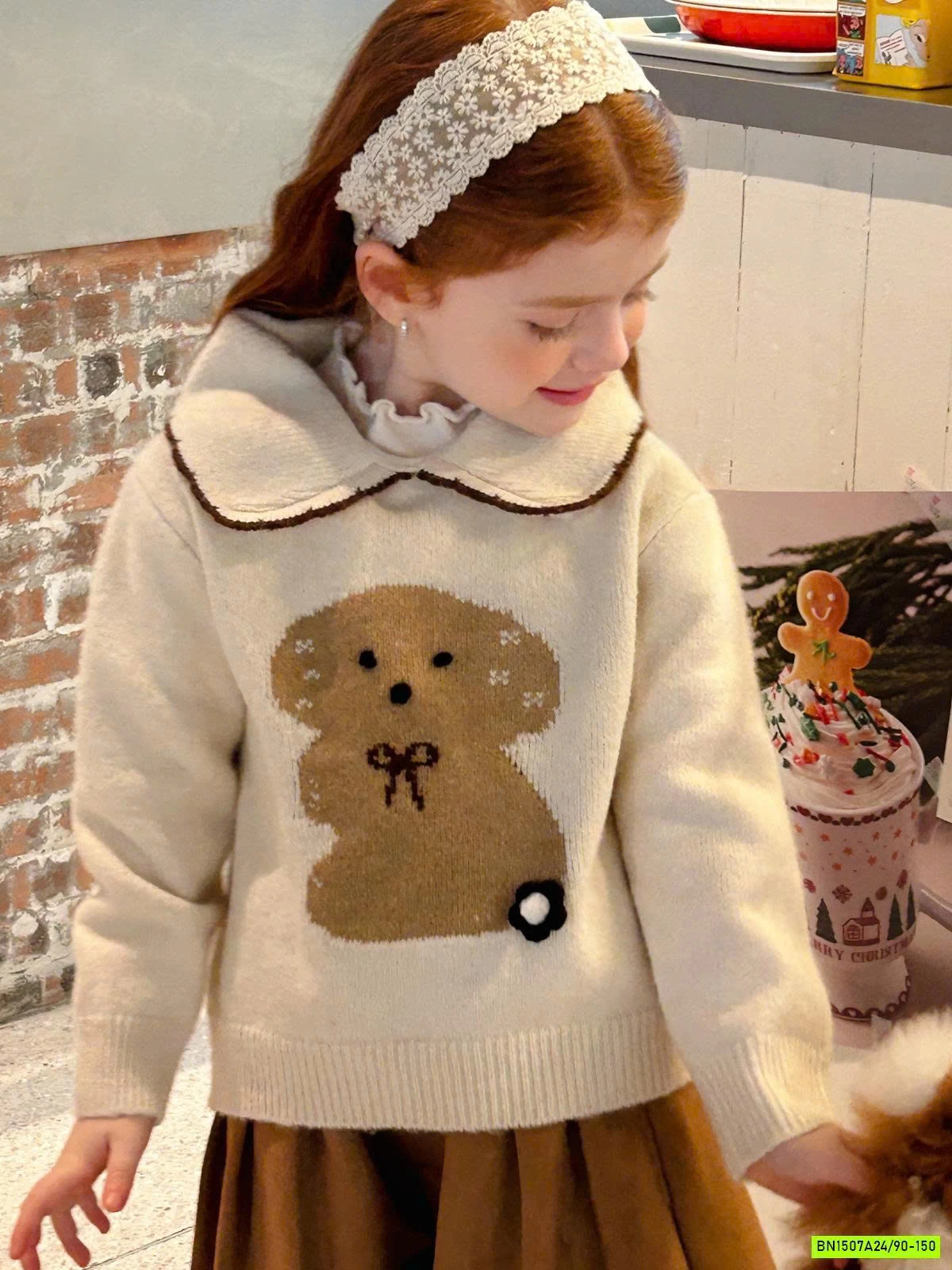 ÁO LEN GẤU CỔ SEN