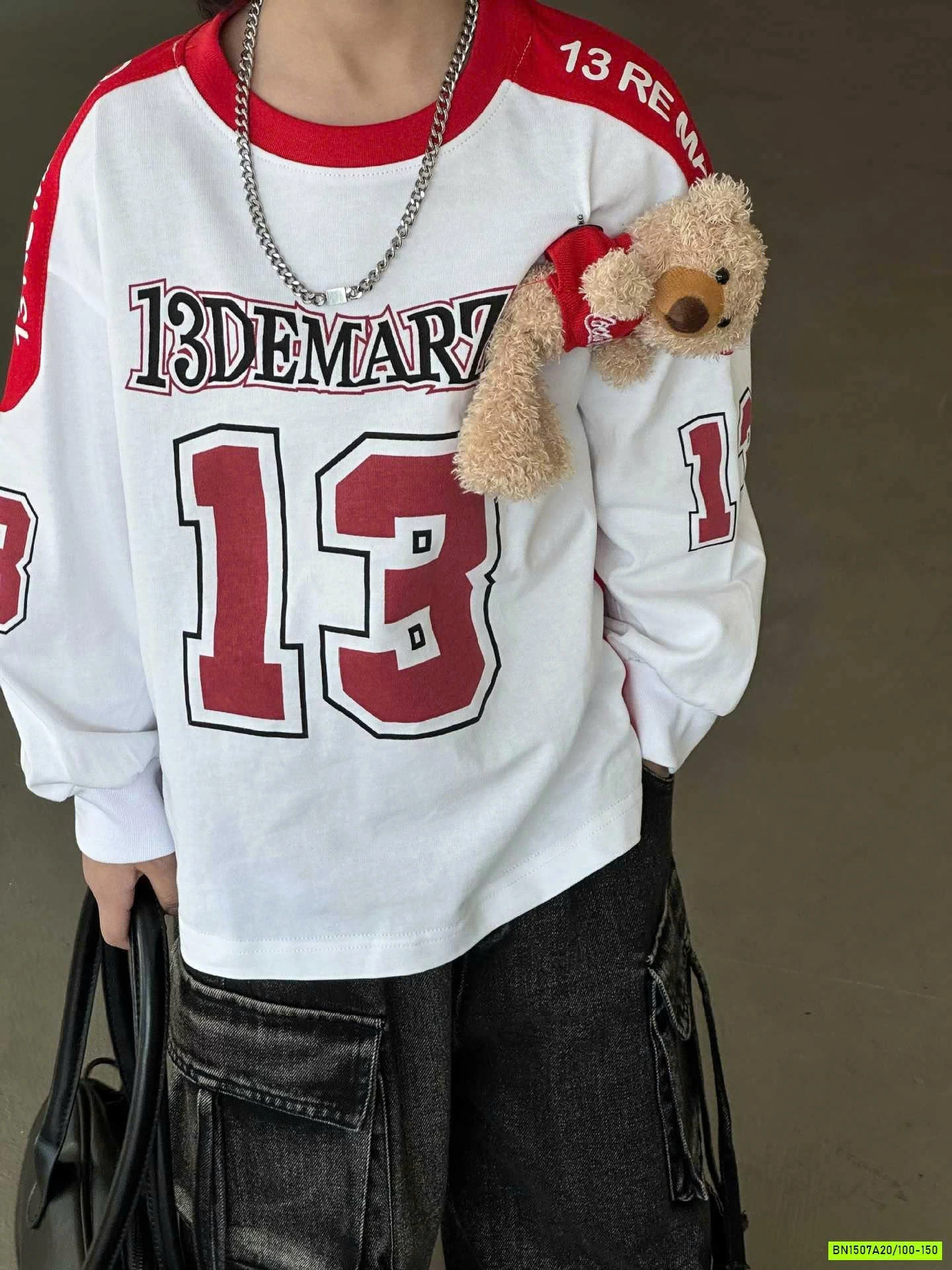 ÁO THUN SỐ 13 KÈM GẤU NHỎ