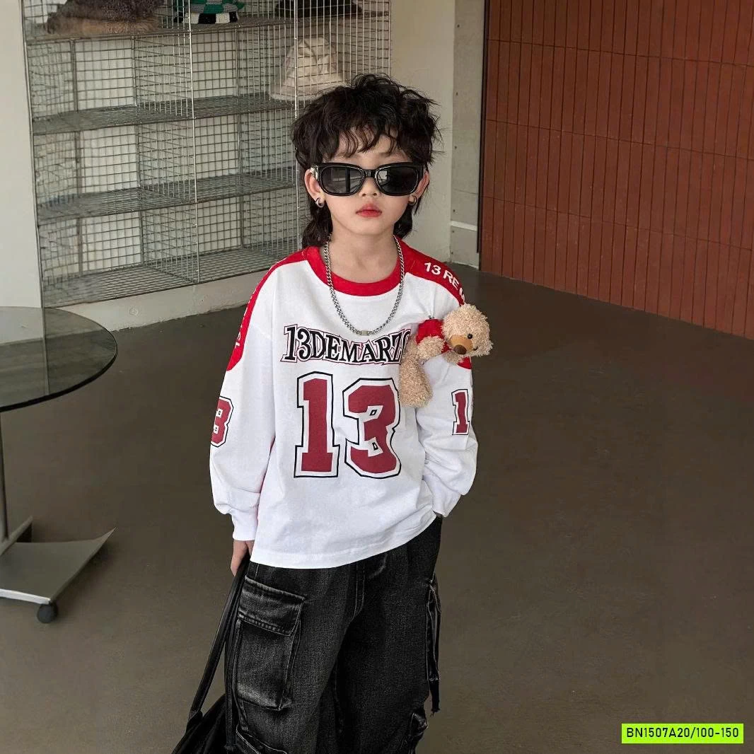 ÁO THUN SỐ 13 KÈM GẤU NHỎ