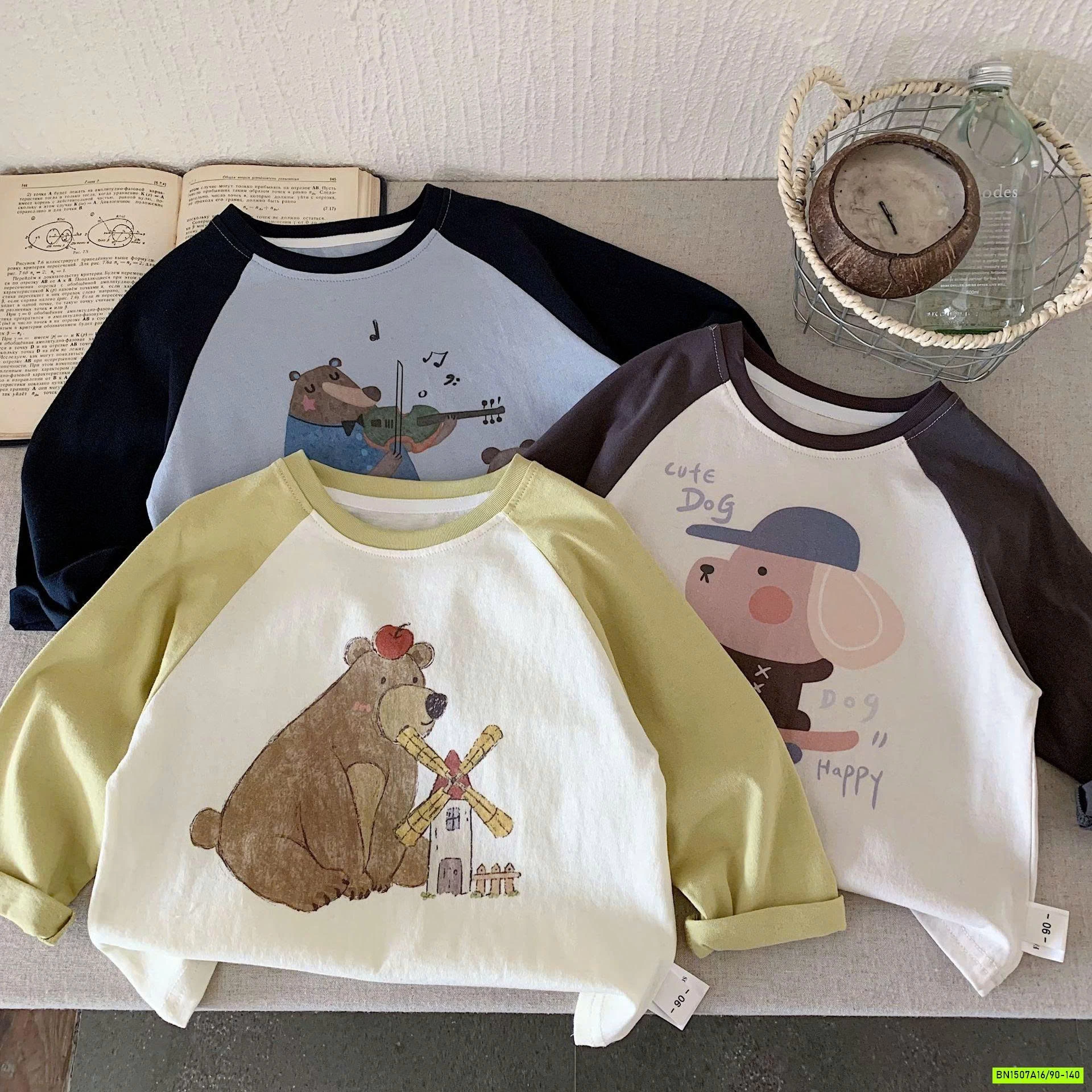 BST ÁO THUN PHỐI MÀU TAY