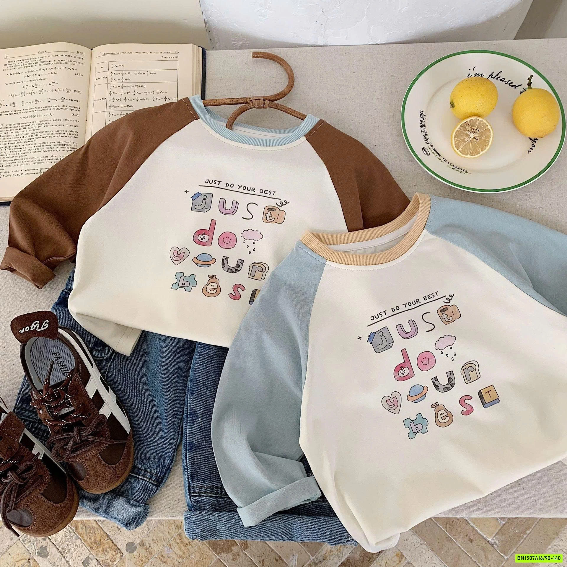 BST ÁO THUN PHỐI MÀU TAY