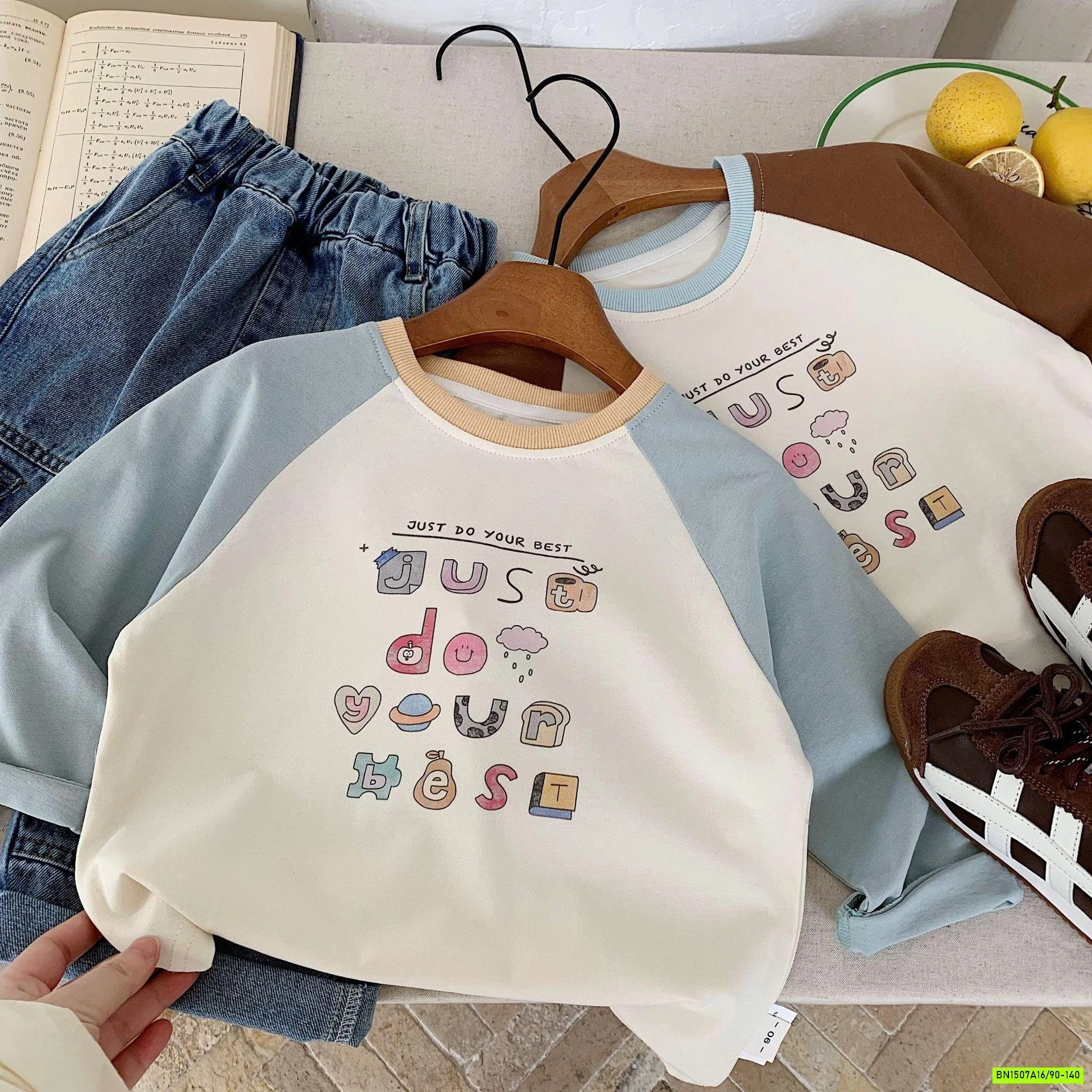 BST ÁO THUN PHỐI MÀU TAY