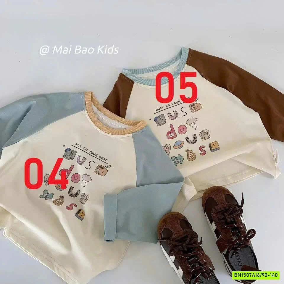 BST ÁO THUN PHỐI MÀU TAY