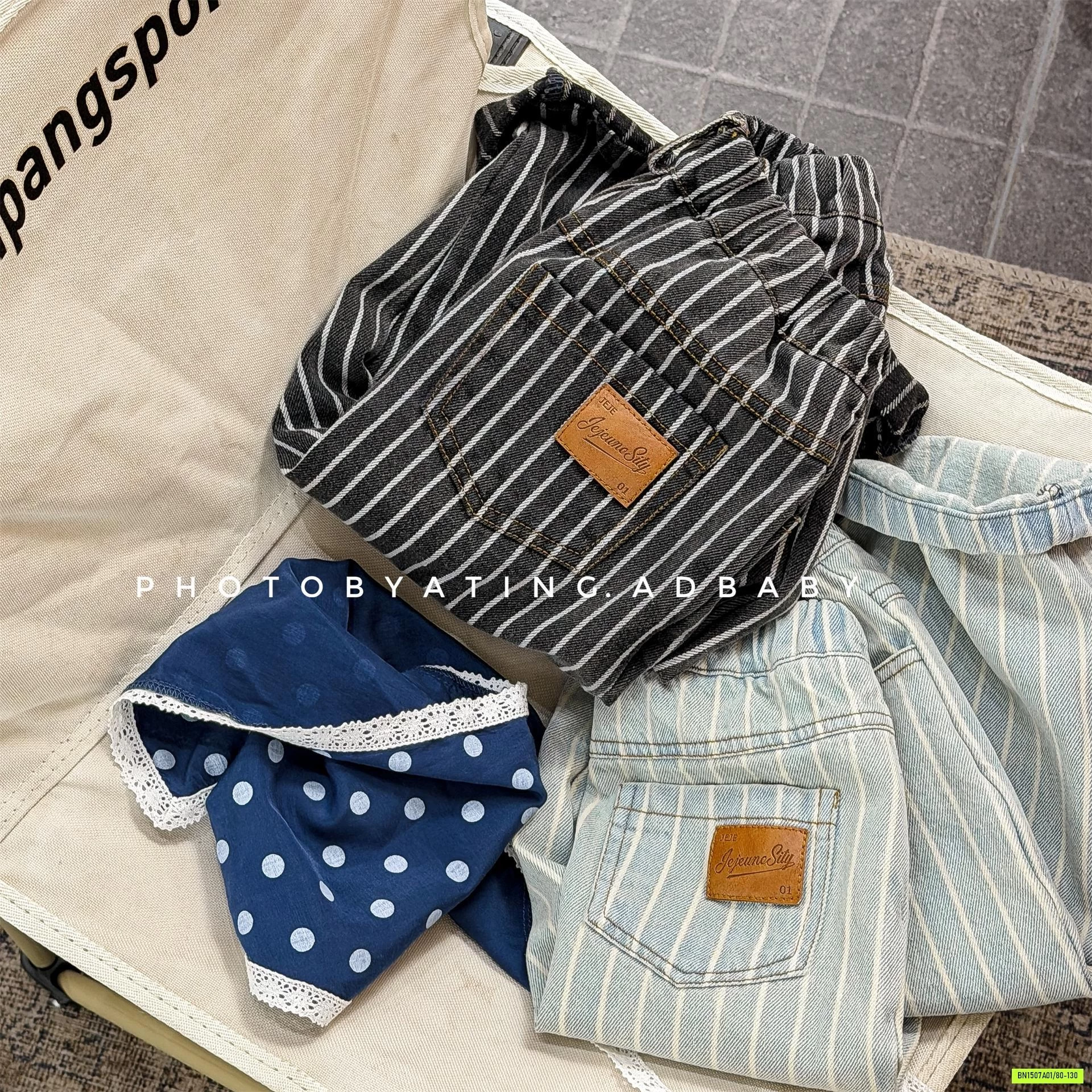 JEANS KẺ SỌC ADBABY