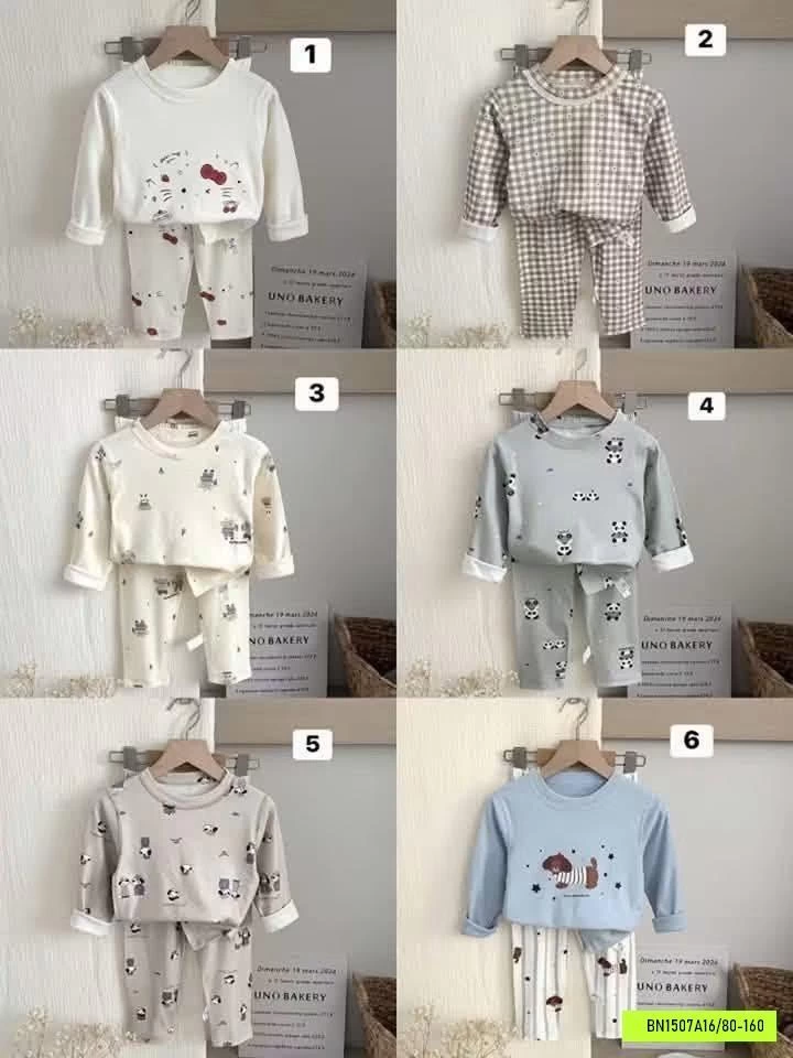 BỘ THUN COTTON HOẠT HÌNH