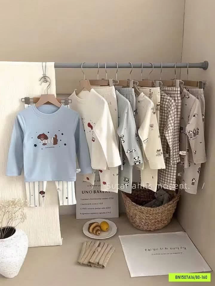 BỘ THUN COTTON HOẠT HÌNH