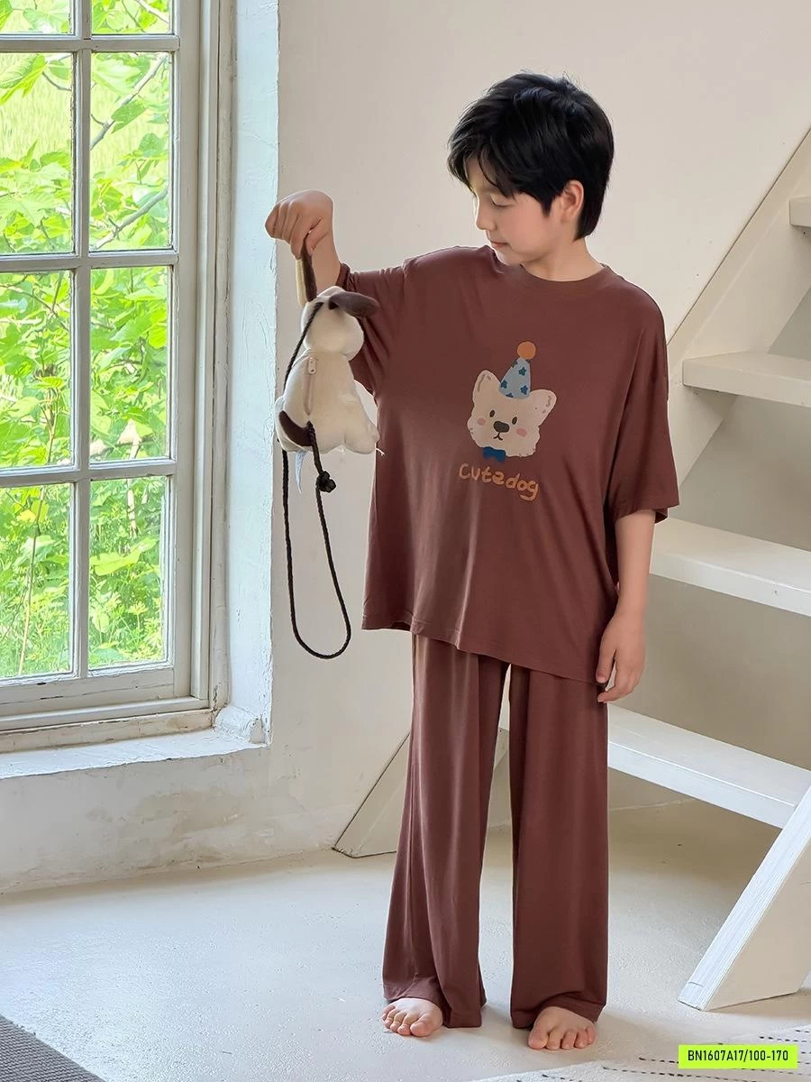 BỘ HOMEWEAR THUN LẠNH 26C095 AMBB