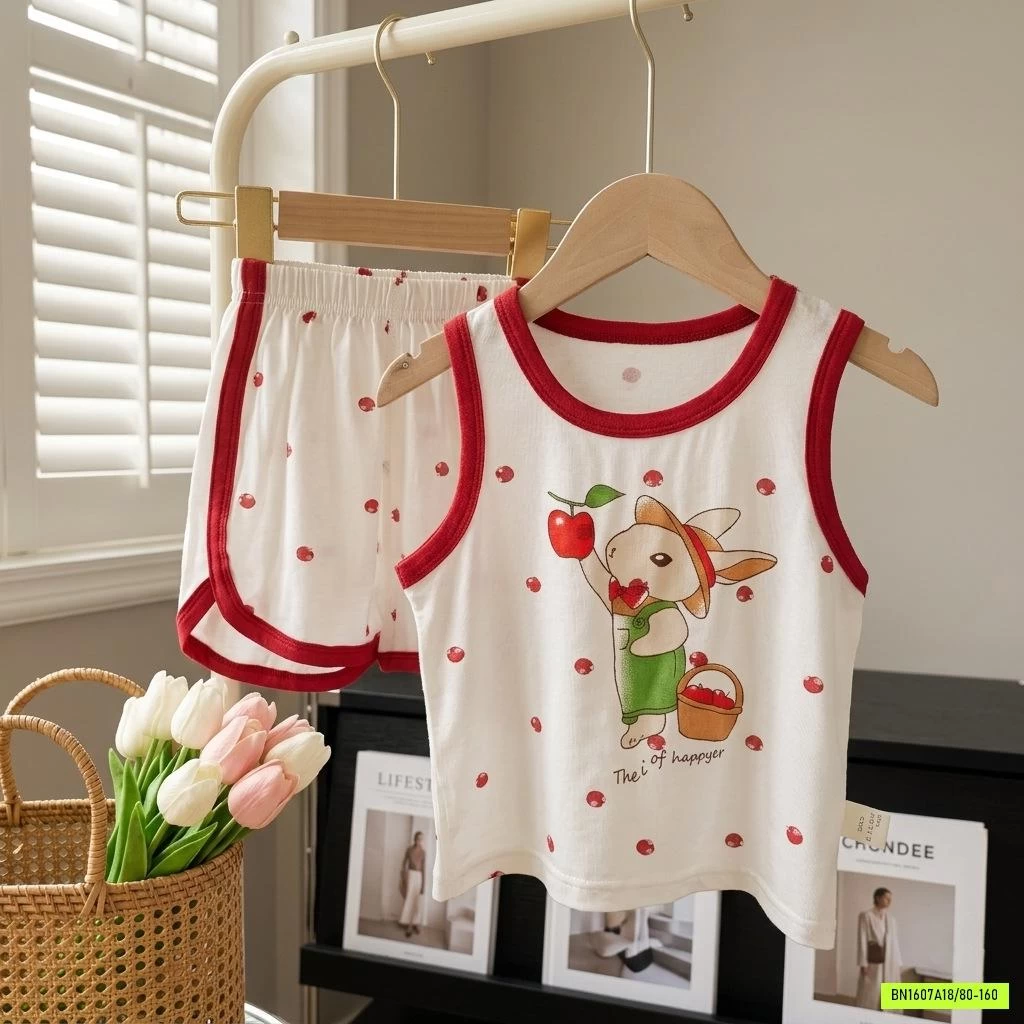 BỘ COTTON BA LỖ KUTE